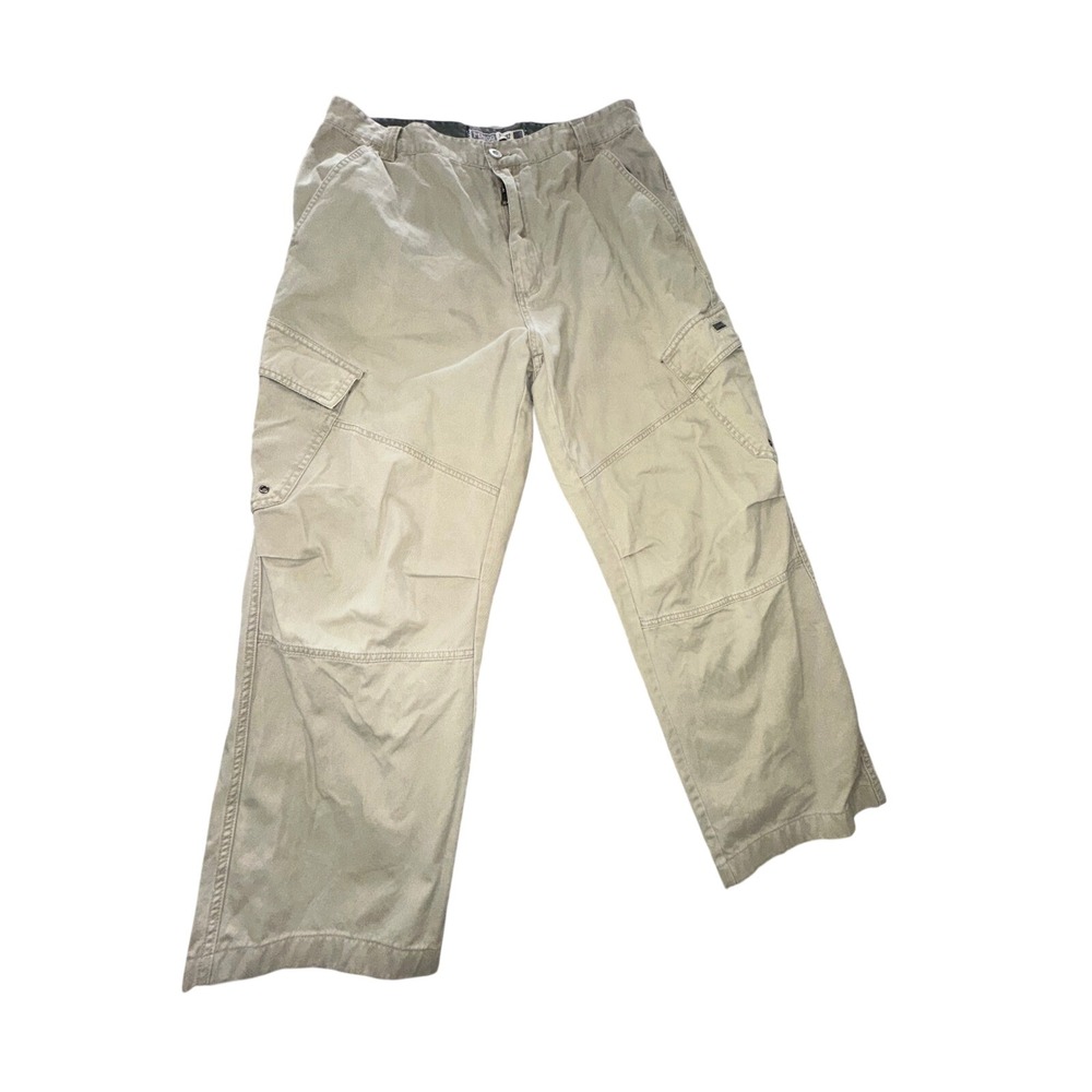Vintage Plugg Cargo Pants Mens 34x32 Baggy Wide Leg Straight‎ Hip Hop Loose Y2K